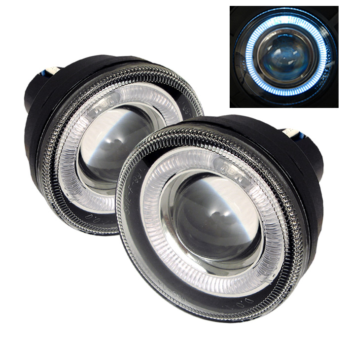 Dodge Dakota 01-04 / Dodge Durango 01-03 Halo Projector Fog Lights - Clear