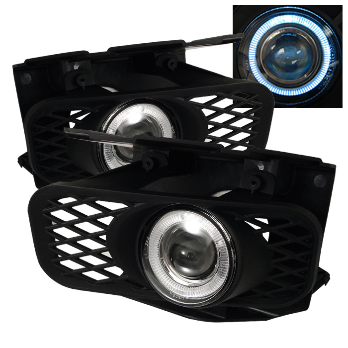 Ford F150 99-03 / F150 Heritage 04 / Expedition 99-02 (Not Fit Lightning) Halo Projector Fog Lights - Clear