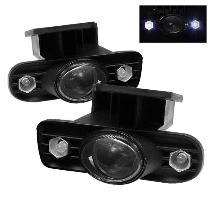 GMC Sierra 1500/2500 99-02 / Sierra 1500HD/2500HD/3500/C3 01-02 / GMC Yukon 00-06 LED Projector Fog Lights - Smoke