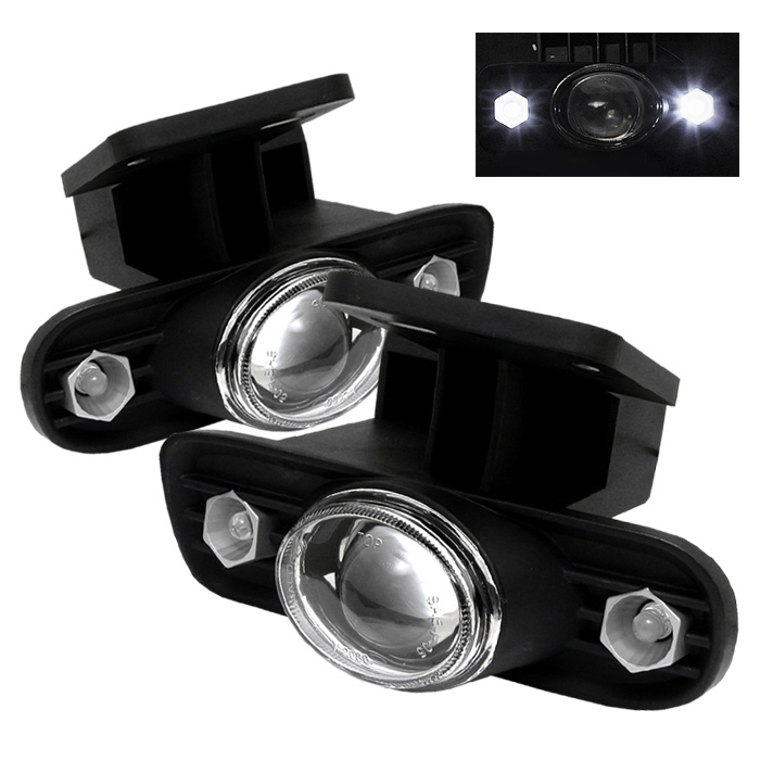 GMC Sierra 1500/2500 99-02 / Sierra 1500HD/2500HD/3500/C3 01-02 / GMC Yukon 00-06 LED Projector Fog Lights - Clear