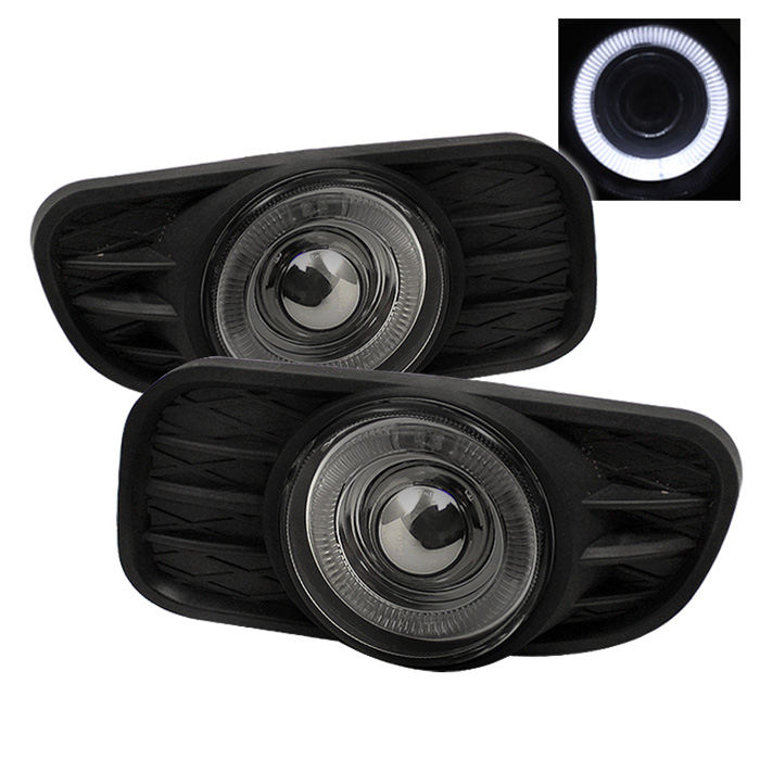 Jeep Grand Cherokee 99-04 Halo Projector Fog Lights W/Switch - Smoke