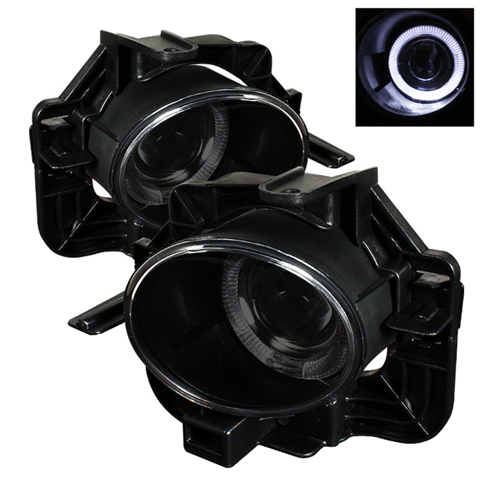 Nissan Altima 07-12 4Dr (don?t fit 10-12 S-Model) Halo Projector Fog Lights - Smoke