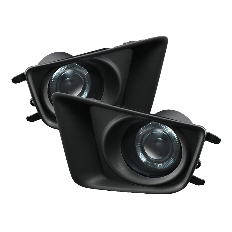 Toyota Tacoma 12-14 Halo Projector Fog Lights - Smoke