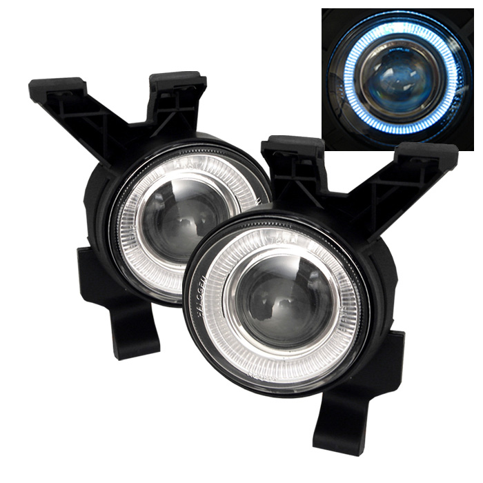 Volkswagen Beetle 98-00 Halo Projector Fog Lights - Clear