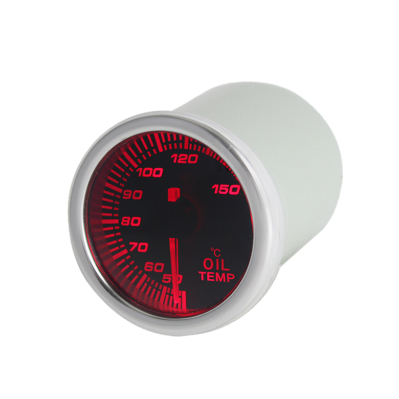 52mm Oil Temp Gauge 7 Color Display - Smoke