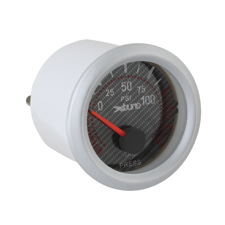 Xtune Oil Pressure Gauge 52MM - Carbon