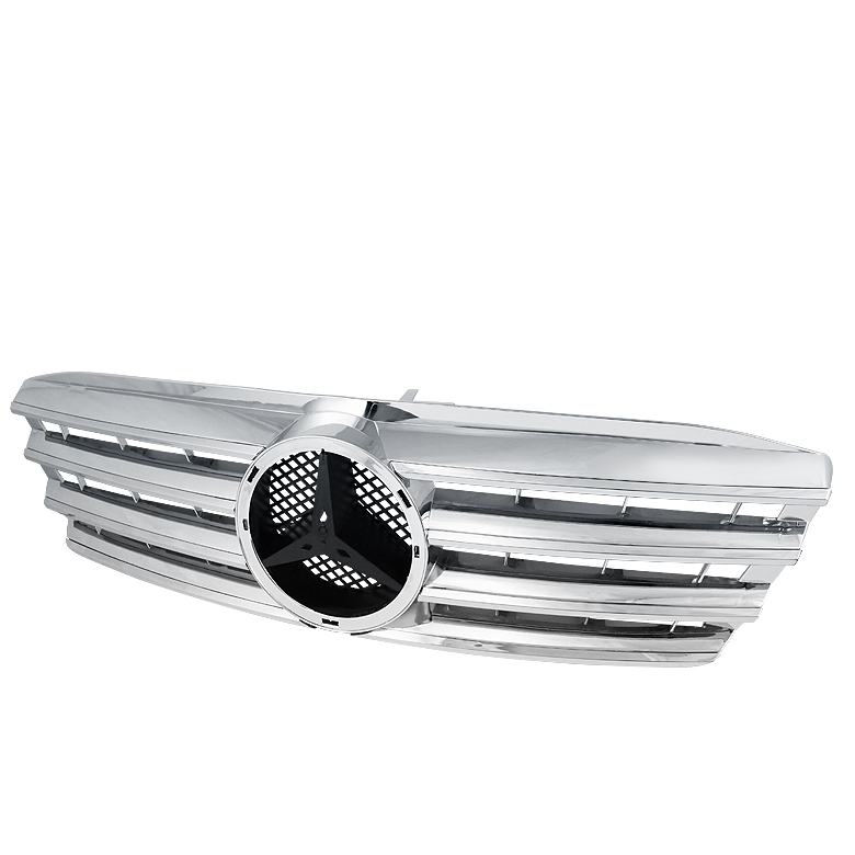 Mercedes C-Class W203 01-07 Front Grille - Chrome