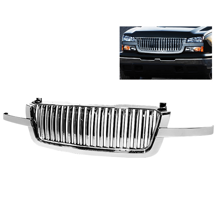 Chevy Silverado 03-06 3 PCS Front Grille - Chrome