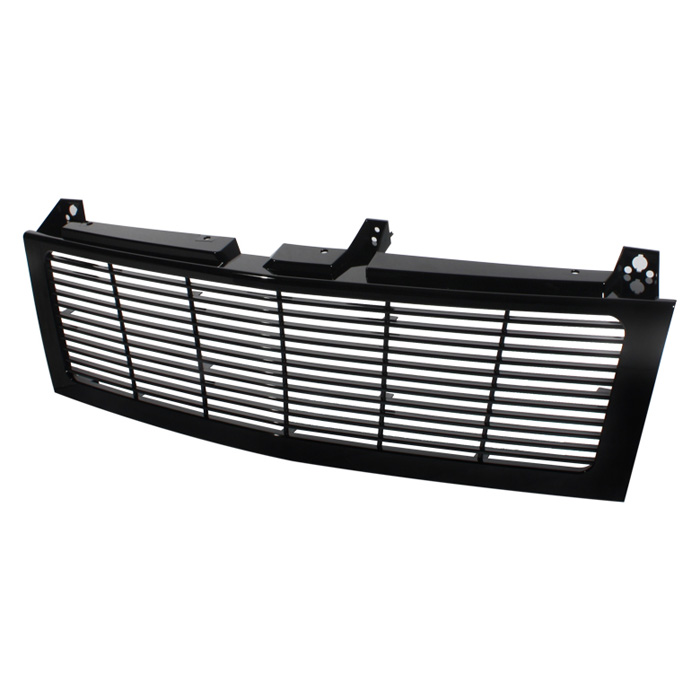 Chevy Silverado 1500/2500/3500 99-02 ( Does Not Fit HD Model ) / Chevy Suburban 1500/2500 00-06 / Chevy Tahoe 00-06 Center Only ( Require HD-YD-CS99-1PC Headlight ) Horizontal Front Grille - Black