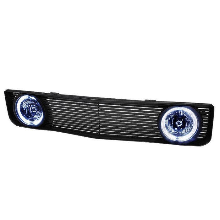 Ford Mustang 05-09 V6 ( Non-GT ) Halo Fog Light Version Front Grille - Black