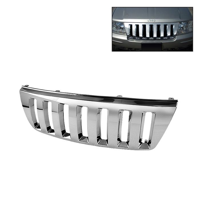 Jeep Grand Cherokee 99-04 Front Grille - Chrome