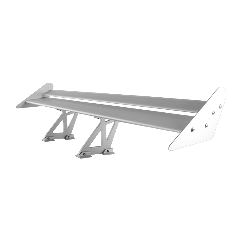 Type I 52 Inch Double Deck GT Wing Aluminum - Silver