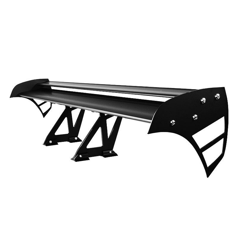 Type S 52 Inch Double Deck GT Wing Aluminum - Black