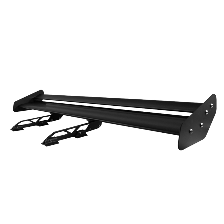 Type X 52 Inch Double Deck GT Wing Aluminum - Black