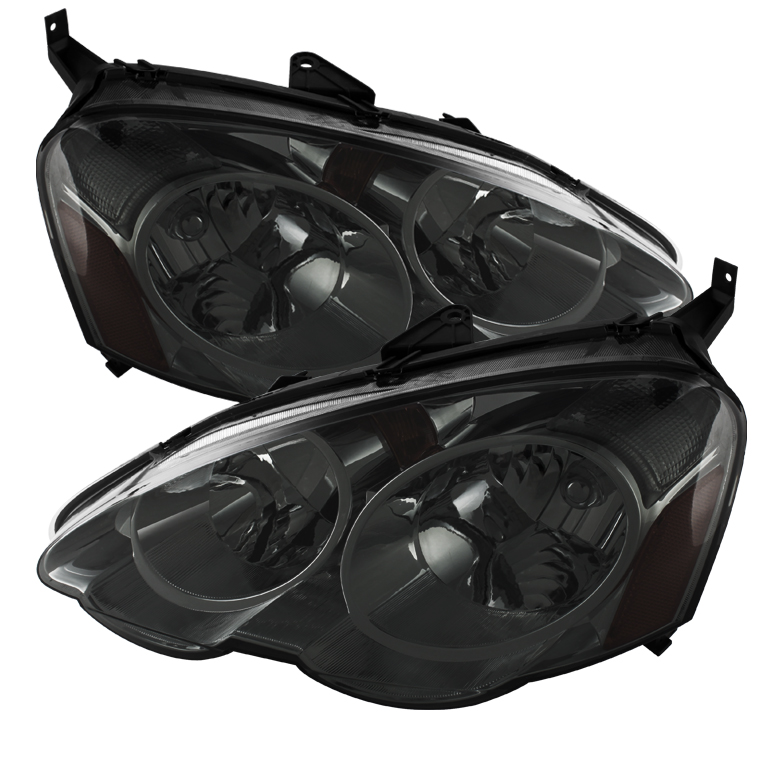 Acura RSX 02-04 Amber Crystal Headlights - Smoke