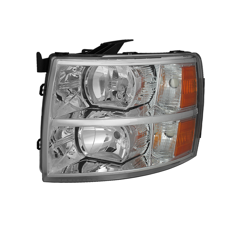 Chevy Silverado 07-13 Crystal Headlights - Left