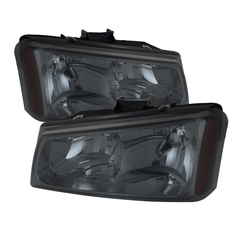 Chevy Silverado 1500/2500/3500 03-06 / Chevy Silverado 1500HD 03-07 / Chevy Silverado 2500HD 03-06 Crystal Headlights - Smoke