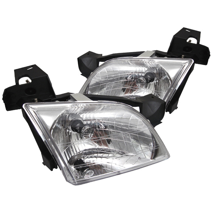 Chevy Venture 97-05 Crystal Headlights - Chrome