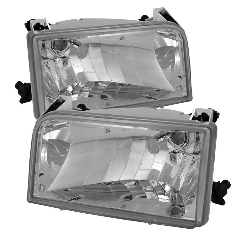 Ford F150/Bronco 92-96 Crystal Headlights - Chrome