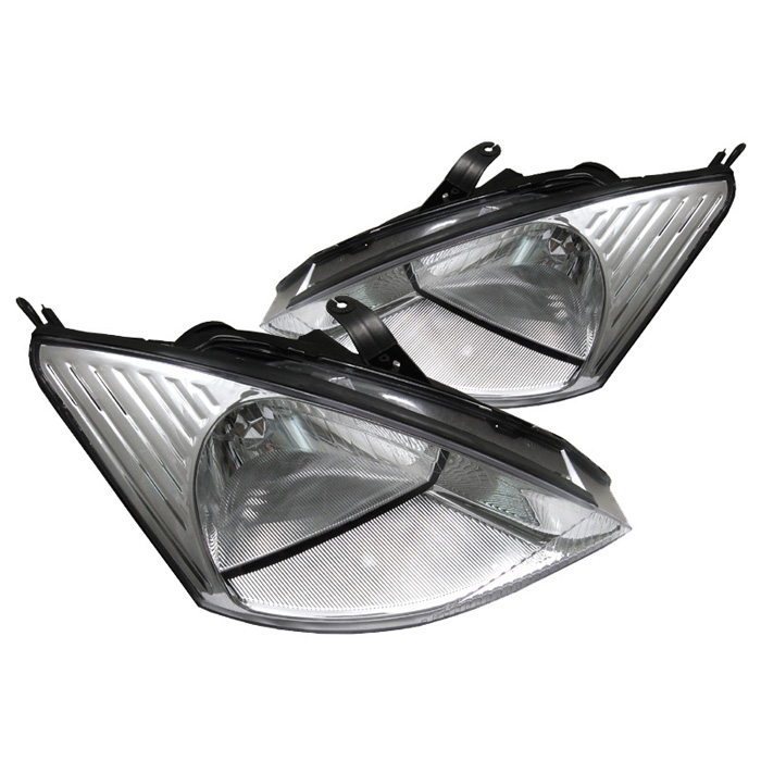 Ford Focus 00-04 Crystal Headlights - Chrome