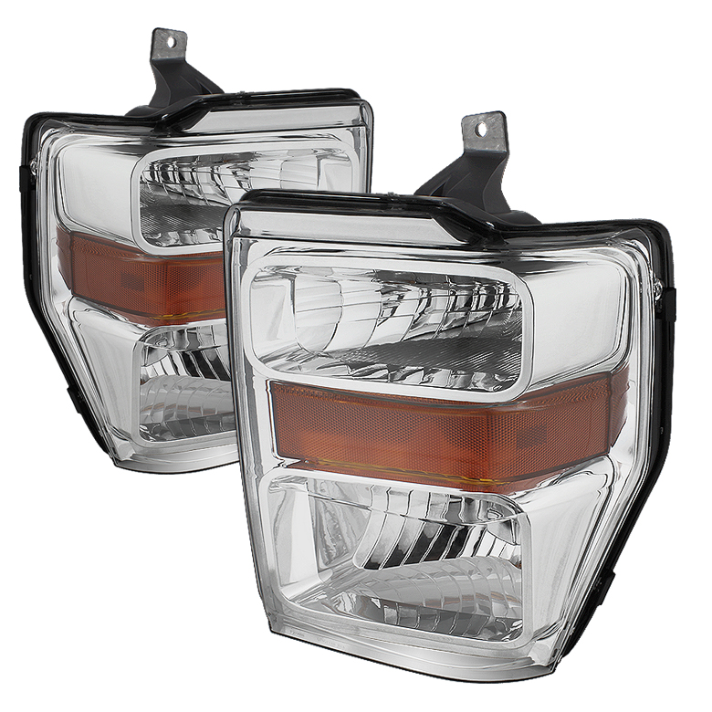 Ford F250/350/450 Super Duty 08-10 OEM Headlights - Chrome