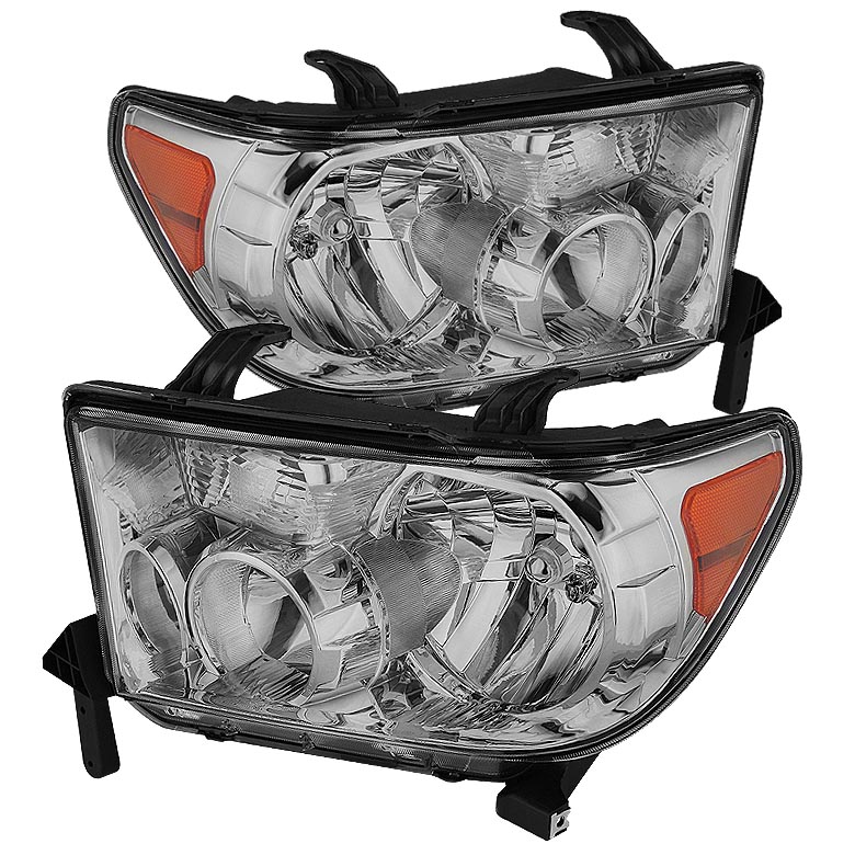 Toyota Tundra 07-13 / Toyota Sequoia 08-13 OEM Style Headlights ( Will Not Fit Model With Headlight Washer ) - Chrome