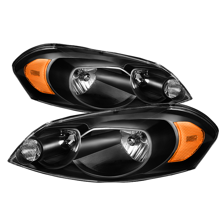 Chevy Impala 06-12 / Monte Carlo 06-07 Crystal Headlights - Black