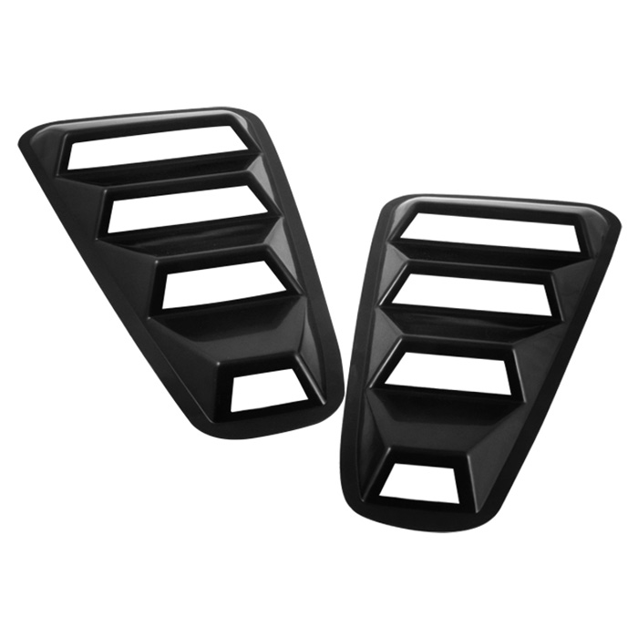 Ford Mustang 05-09 1/4 Window Louver -Black