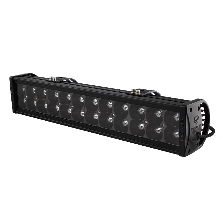 20 Inch 12pcs 3W LED 72W (SPOT) LED Bar - Black