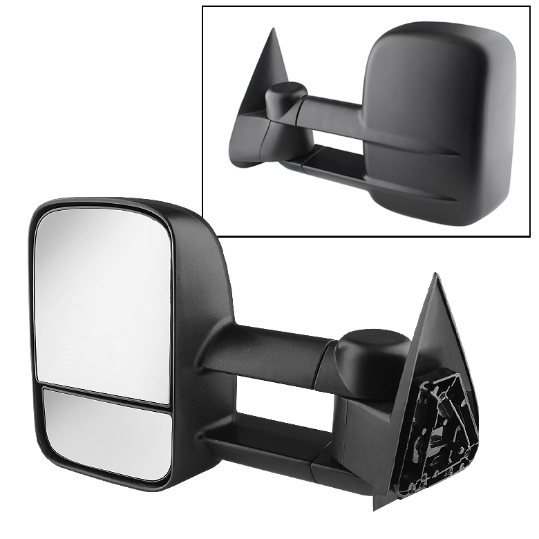 Chevy Silverado 03-06 Manual Extendable - MANUAL Adjust Mirror - LEFT