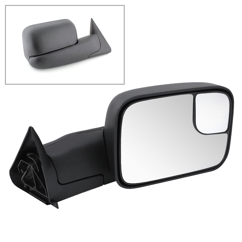 Dodge Ram 94-01 Manual Extendable - MANUAL Adjust Mirror - RIGHT