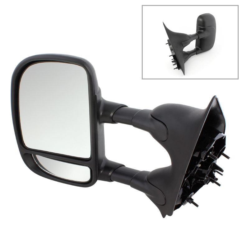 Ford SuperDuty 02-07 Manual Extendable - Manual Adjust Mirror - LEFT