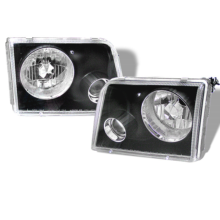 Ford Ranger 93-97 Projector Headlights - Black