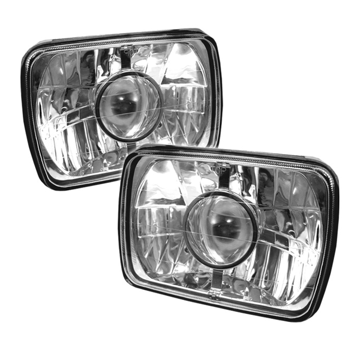 Projector Headlights 4 x 6 Inch - Chrome