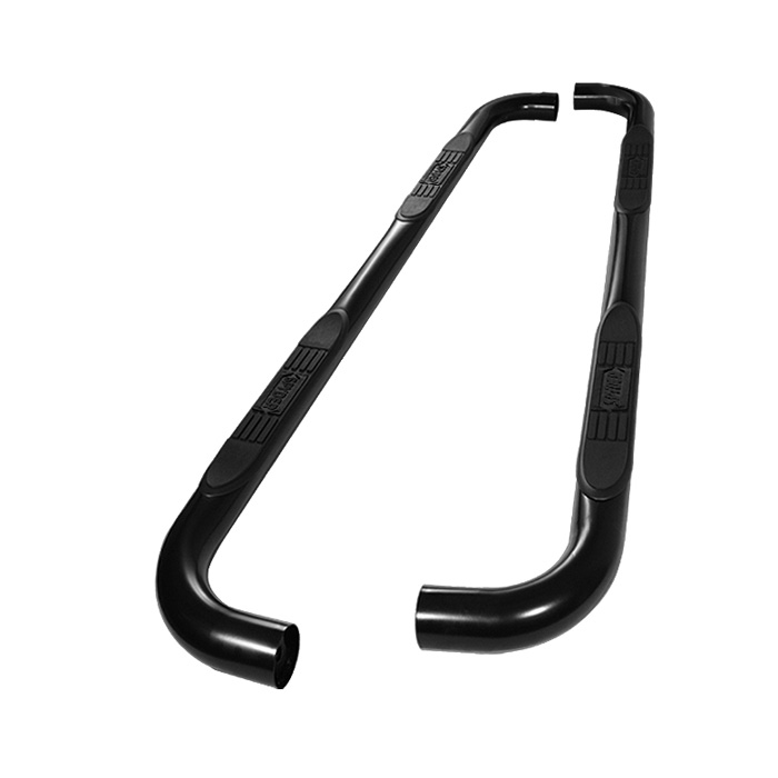 Chevy Avalanche 1500 (W/O Cladding) 02-14 / Chevy Suburban 1500 (Excluding Z-71 Model) 00-14 / GMC Yukon XL 1500 (Excluding Z-71 Model) 00-14 - 3 Inch Round Side Step Bar - Powder Coated - Black