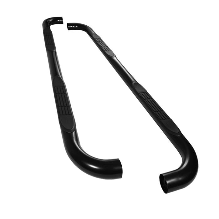 Chevy Tahoe 1500 (Excluding Z-71 Model) 00-14 / GMC Yukon 1500 (Excluding Z-71 Model) 00-14 - 3 Inch Round Side Step Bar - Powder Coated - Black