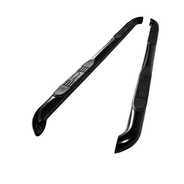 Dodge Journey 09-12 - 3 Inch Round Side Step Bar - Powder Coated - Black