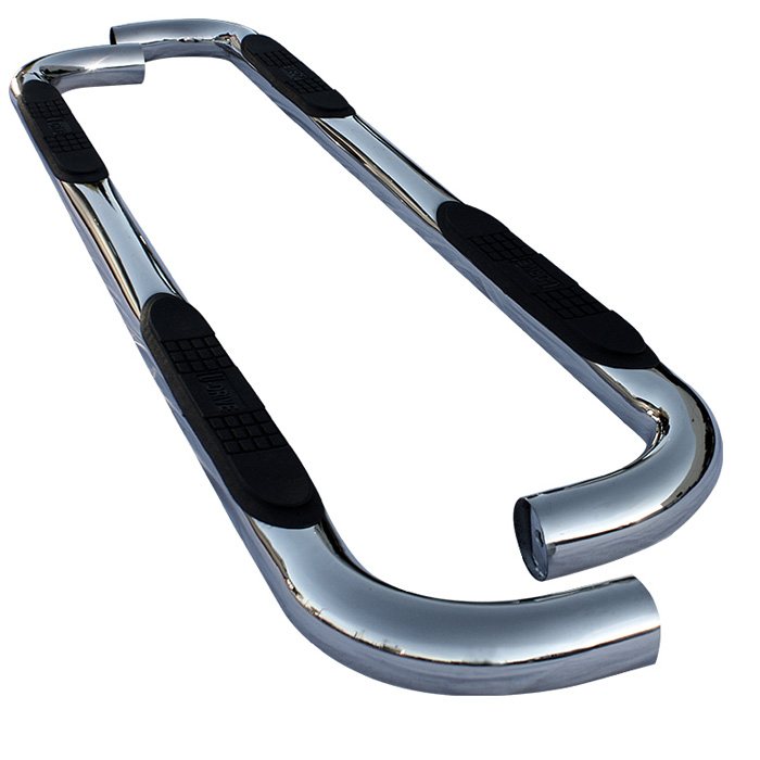 Dodge Ram 1500 Club Cab 94-01 / Ram 2500/3500 Club Cab - 3 Inch Round Side Step Bar - T-304 Stainless Steel - Polished