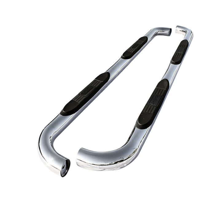 Ford Expedition EL 07-12 - 3 Inch Round Side Step Bar - T-304 Stainless Steel - Polished