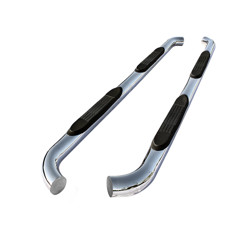 Ford Edge (Non-Sport Model) / Lincoln MKX 07-12 - 3 Inch Round Side Step Bar - T-304 Stainless Steel - Polished