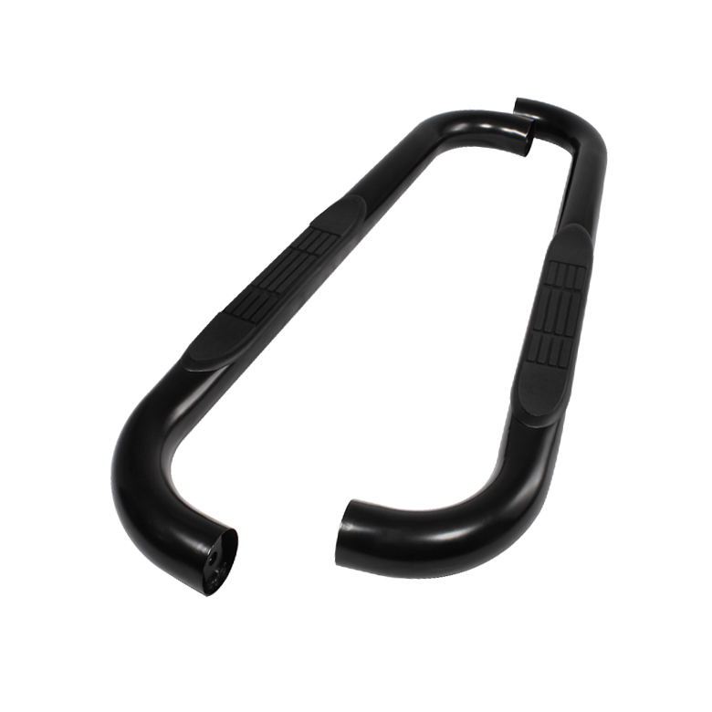 Ford F150 Regular Cab (Non-04 Heritage) 04-08 - 3 Inch Round Side Step Bar - Powder Coated - Black