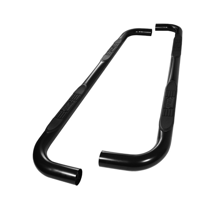 Ford F150 Super Cab (Non-04 Heritage) 04-08 - 3 Inch Round Side Step Bar - Powder Coated - Black