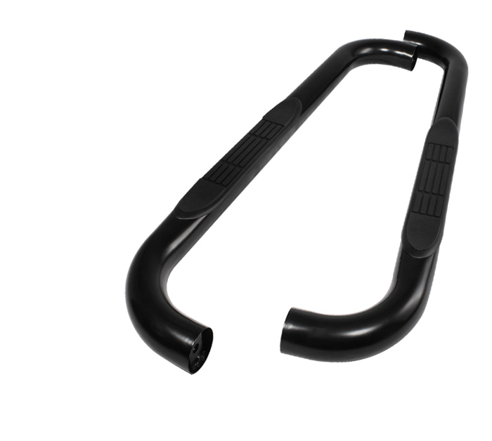 Ford F150 97-04 & F150 Heritage Edition 04 / Ford F250LD 97-99 Regular Cab - 3 Inch Round Side Step Bar - Powder Coated - Black