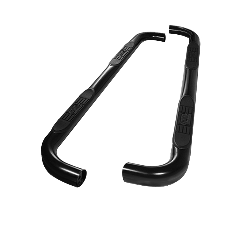 Ford F150 SuperCrew Cab 01-03 - 3 Inch Round Side Step Bar - Powder Coated - Black