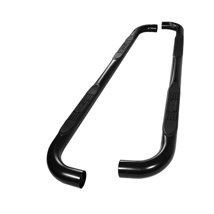 Ford F150 Super Cab 09-14 - 3 Inch Round Side Step Bar - Powder Coated - Black