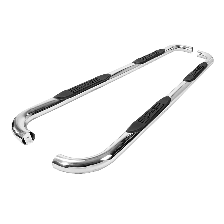 Ford F150 Super Cab 09-14 - 3 Inch Round Side Step Bar - T-304 Stainless Steel - Polished