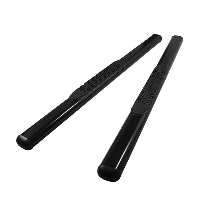 Ford F150 Regular Cab (Non-04 Heritage) 04-08 - 4 Inch Oval Side Step Bar - Powder Coated - Black