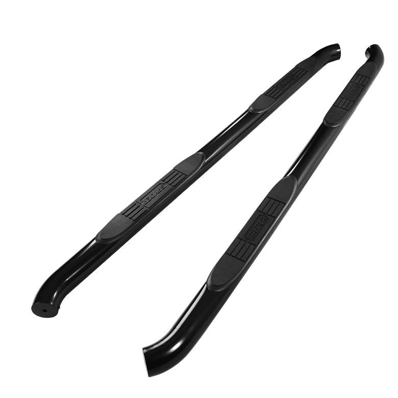 Honda Pilot 09-12 - 3 Inch Round Side Step Bar - Powder Coated - Black