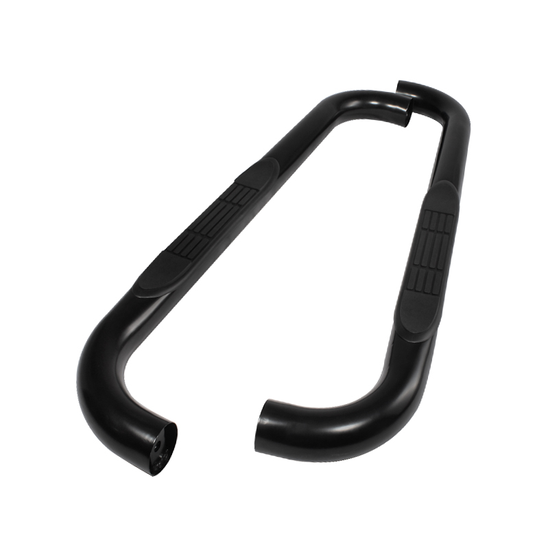 Jeep Wrangler TJ 97-06 - 3 Inch Round Side Step Bar - Powder Coated - Black