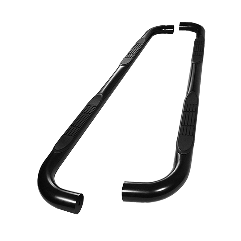 Mazda CX7 07-12 - 3 Inch Round Side Step Bar - Powder Coated - Black